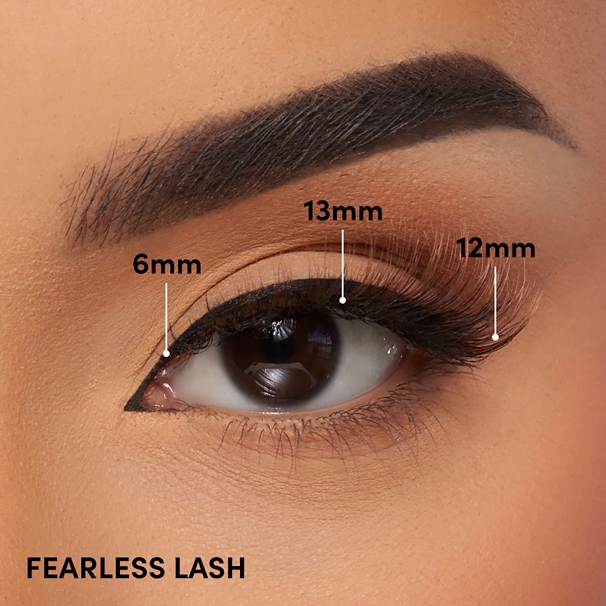 Glamnetic Magnetic False Lashes - Brown Color: Fearless - Image 5