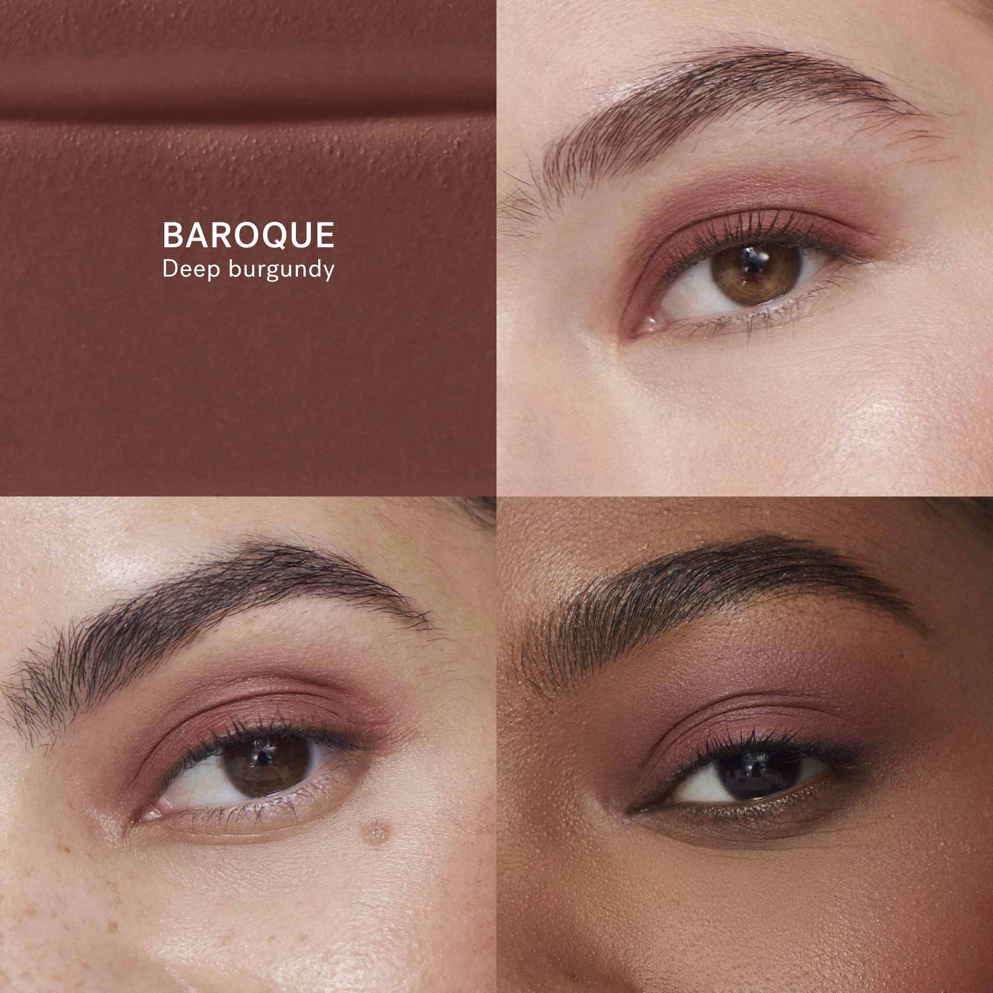 ILIA Liquid Powder Eye Shadow Tint Color: Baroque - Deep Burgundy - Image 3
