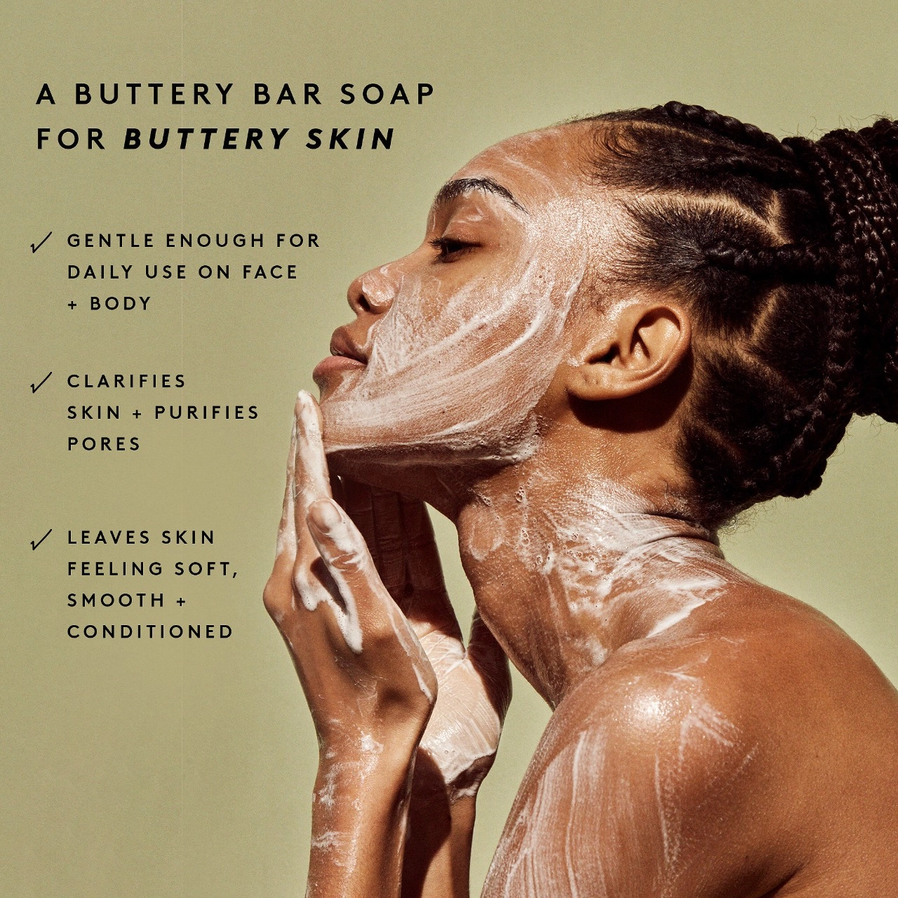 Fenty Skin Cocoa Cleans'r Soothing All-Over Cleansing Bar 5 oz / 141.7g Vegan - Image 2