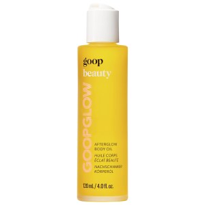 goop GOOPGLOW Afterglow Body Oil 4 oz / 120 mL - Uneven Texture, Woody & Earthy Scent, Vitamin C