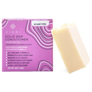 Viori Hair Conditioner Bar 2.53 oz / 80 g Hua Bliss: Lavender and Plumeria