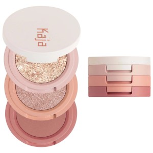 Kaja Eye Bento Bouncy Eyeshadow Trio in Peach Madeline