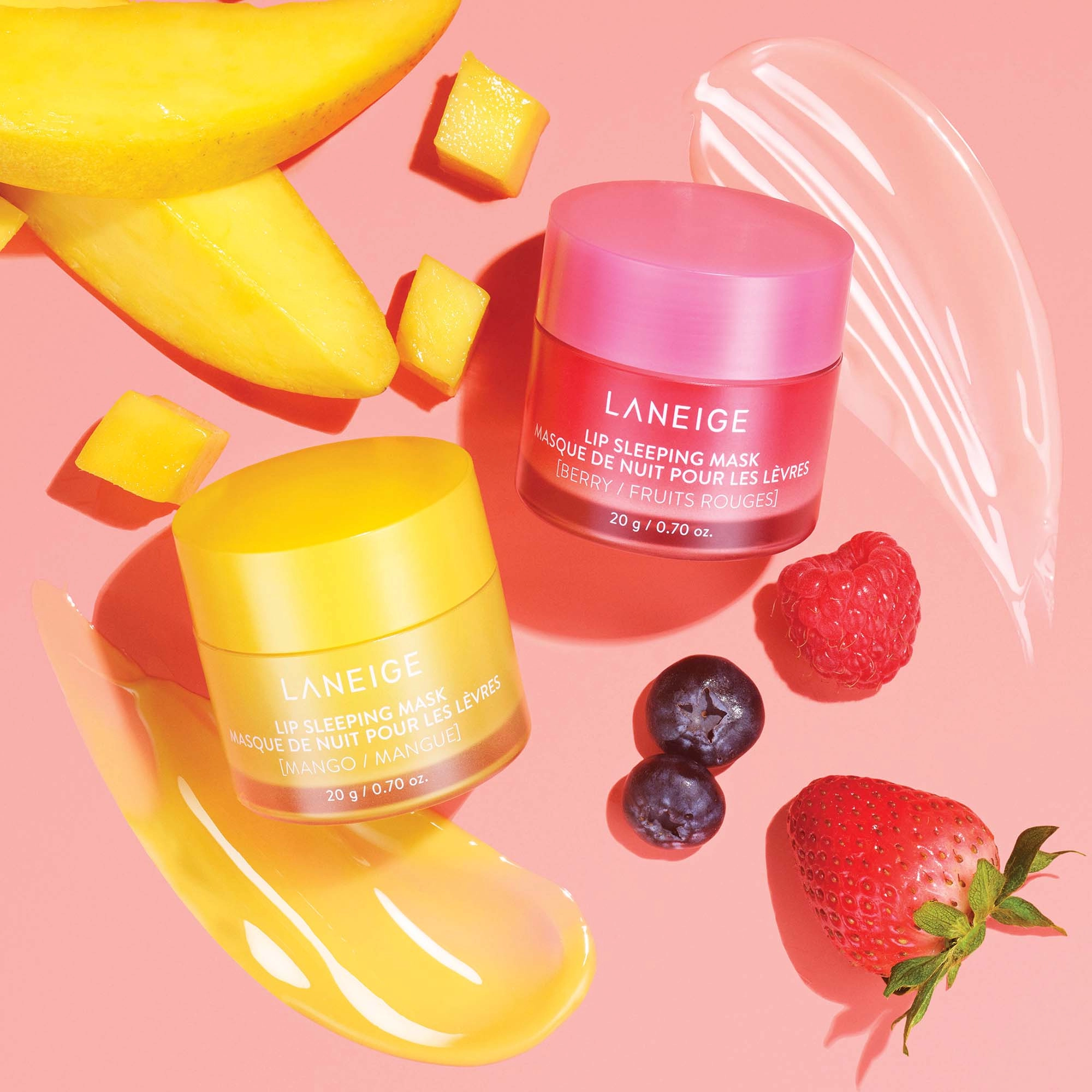 LANEIGE Lip Sleeping Mask Intense Hydration with Vitamin C Color: Mango Limited Edition - Image 5