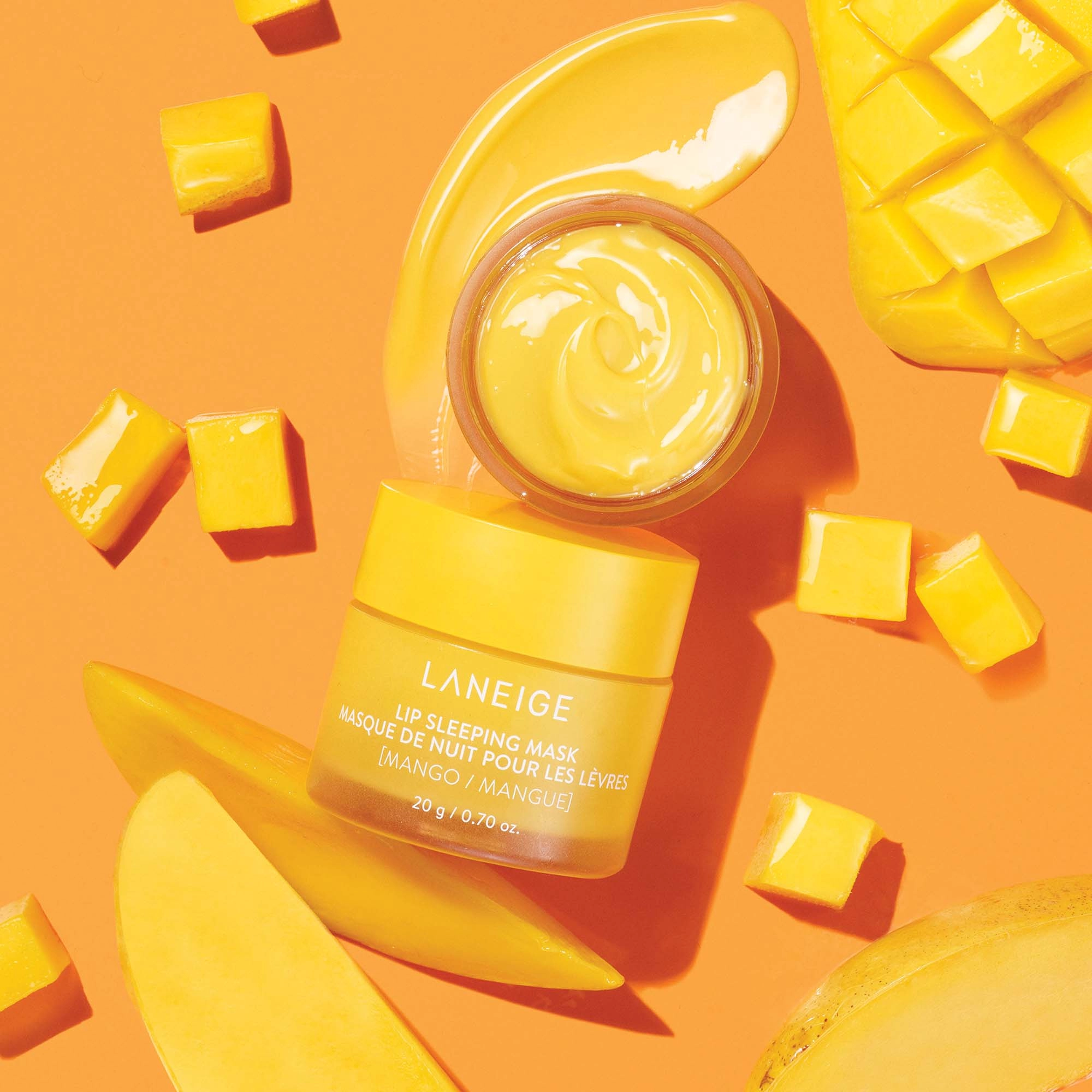 LANEIGE Lip Sleeping Mask Intense Hydration with Vitamin C Color: Mango Limited Edition - Image 10