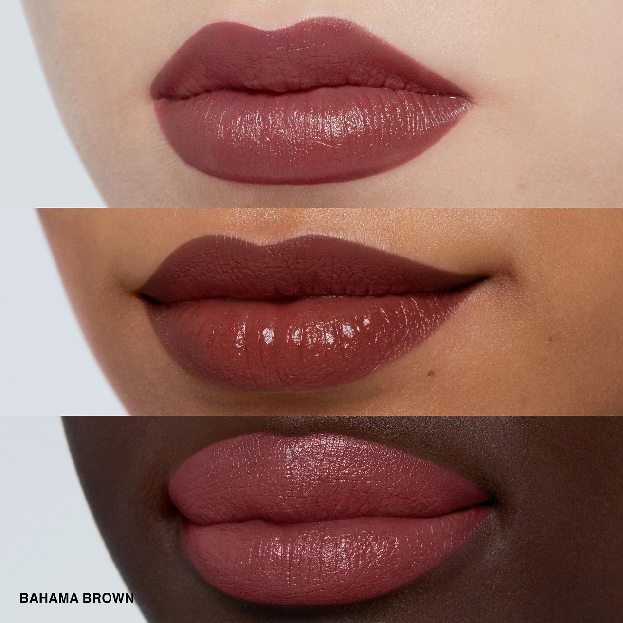 Bobbi Brown Luxe Lipstick Color: Bahama Brown - Pinky Brown Satin Finish - Image 2