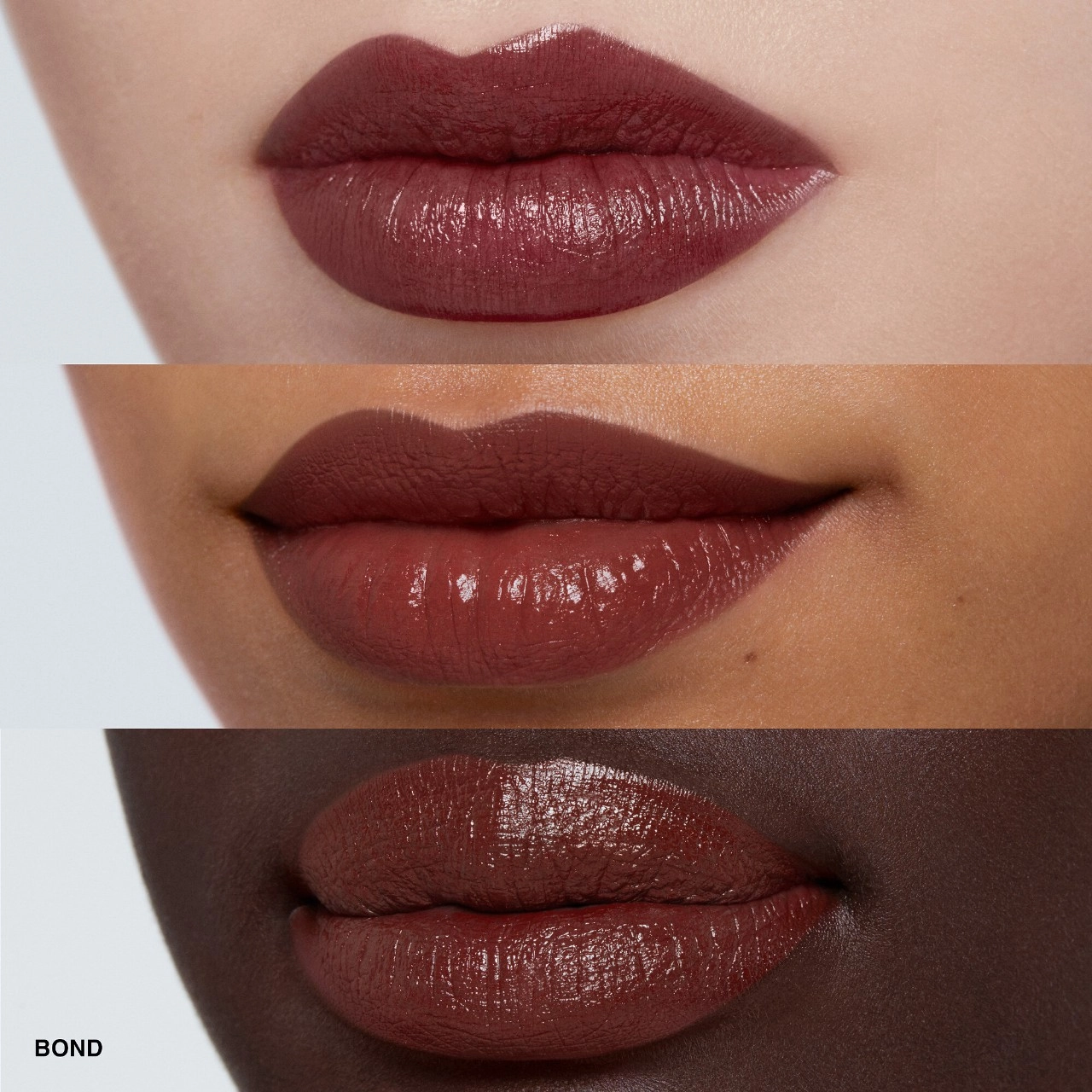 Bobbi Brown Luxe Lipstick in Bond - Medium Plum Brown, Satin Finish - Image 2