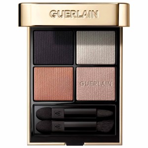 GUERLAIN Ombres G Quad Eyeshadow Palette Color: 011 Imperial Moon - Silvery Black Shades and Nude