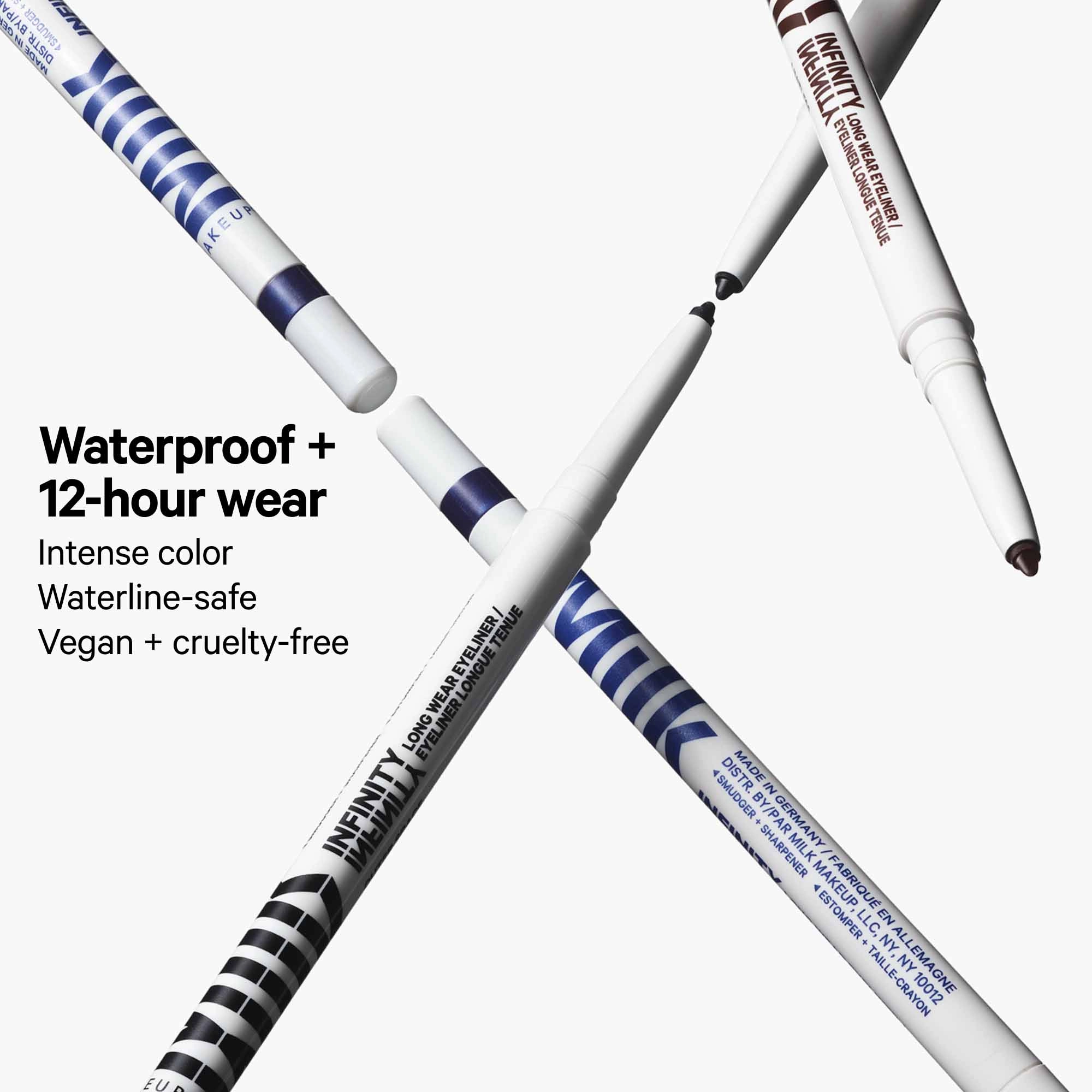 MILK MAKEUP Infinity Long Lasting Waterproof Eyeliner Pencil - Outer Space Black Vegan - Image 4