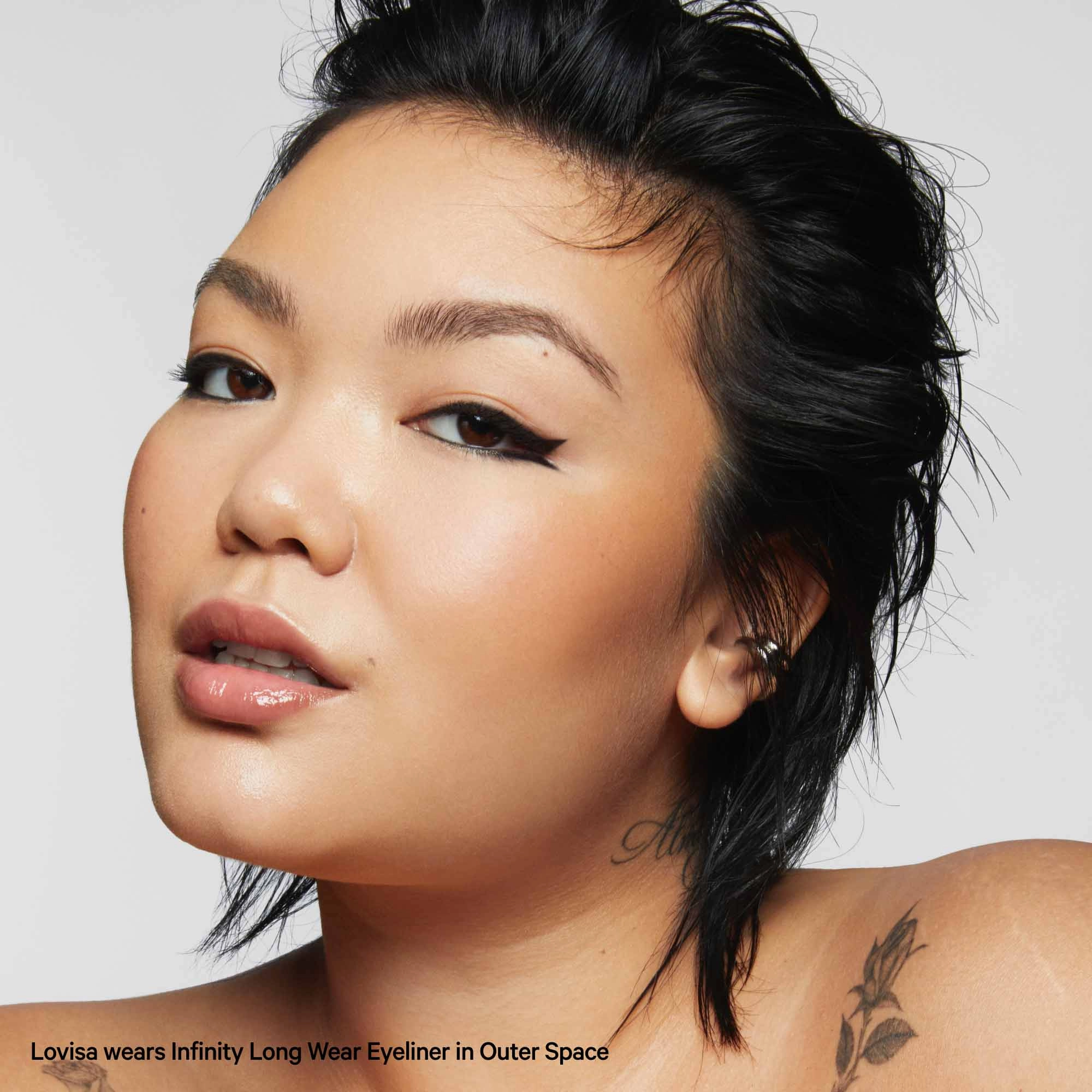 MILK MAKEUP Infinity Long Lasting Waterproof Eyeliner Pencil - Outer Space Black Vegan - Image 9