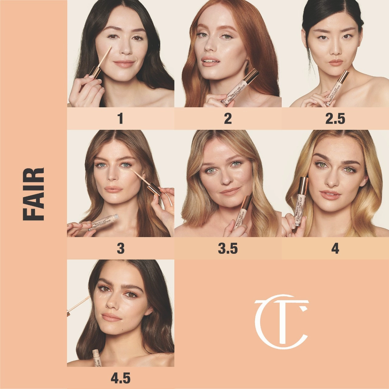 Charlotte Tilbury Radiant Concealer with Hyaluronic Acid - Color: 2, Fairest Pink/Neutral Undertones - Image 5