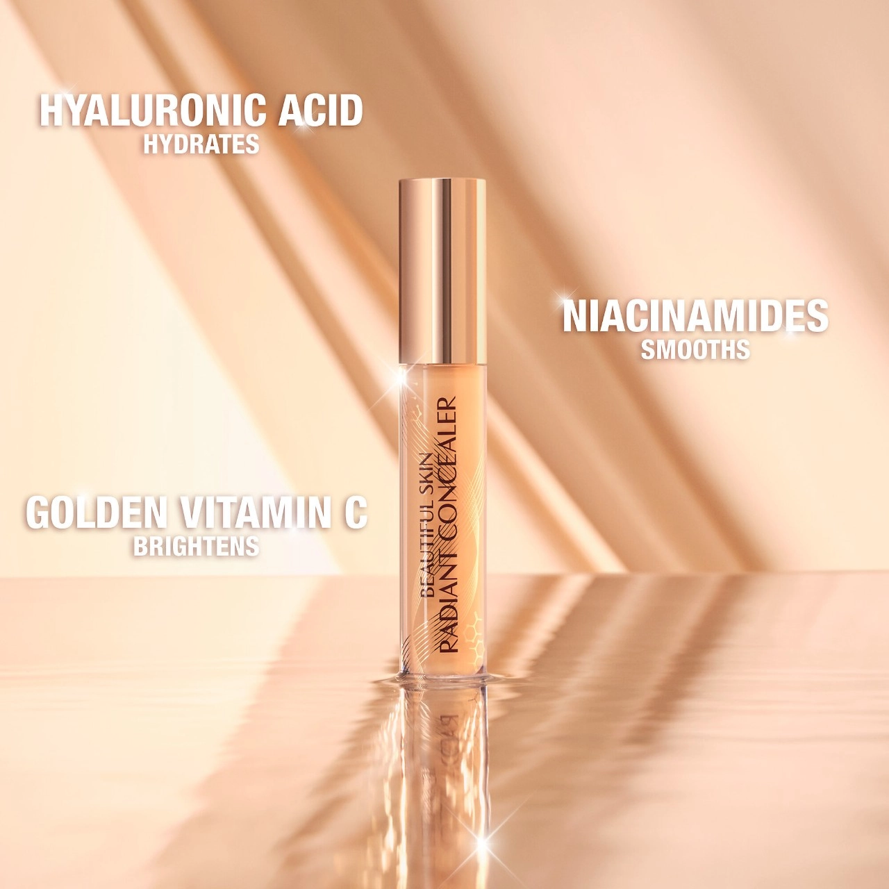 Charlotte Tilbury Radiant Concealer with Hyaluronic Acid - Color: 9.5, Tan with Golden Neutral Undertones - Image 8