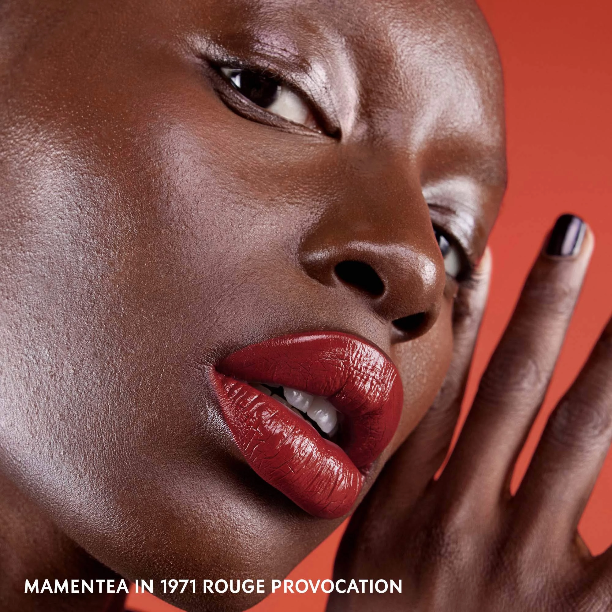 Yves Saint Laurent The Bold High Pigment Lipstick Color: 1971 Rouge Provocation - Classic Red - Image 5