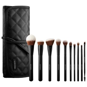 SEPHORA COLLECTION Ready to Roll Brush Set - Vegan Cruelty-Free 10-Piece Full Face Brush Set