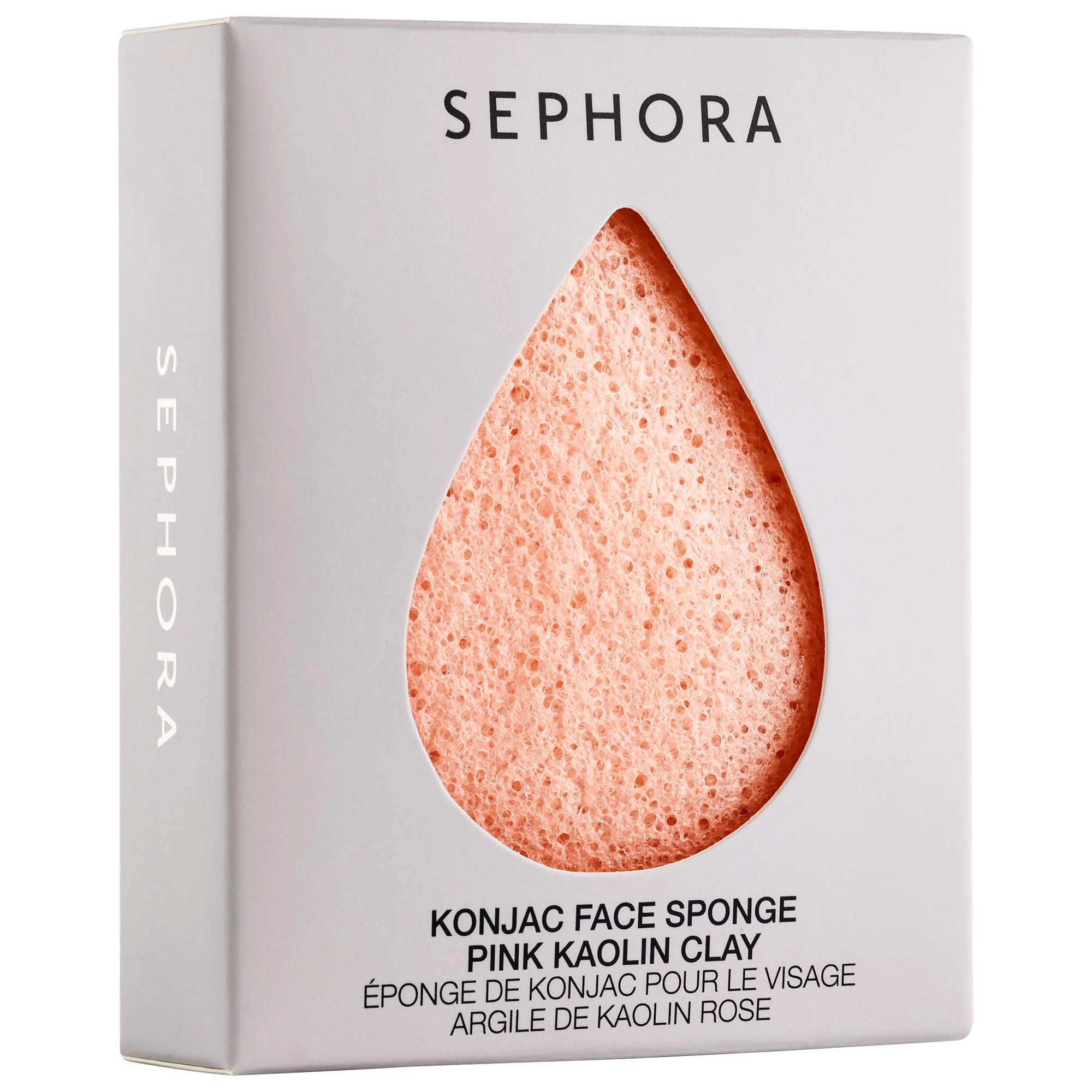 SEPHORA COLLECTION Konjac Pink Kaolin Clay Face Sponge 3.66" x 2.75" - Image 2