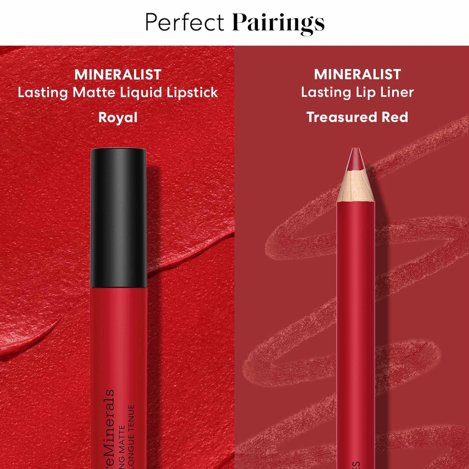 bareMinerals Mineralist Lasting Lip Liner Color: Treasured Red - Cranberry Mid Tone - Image 9