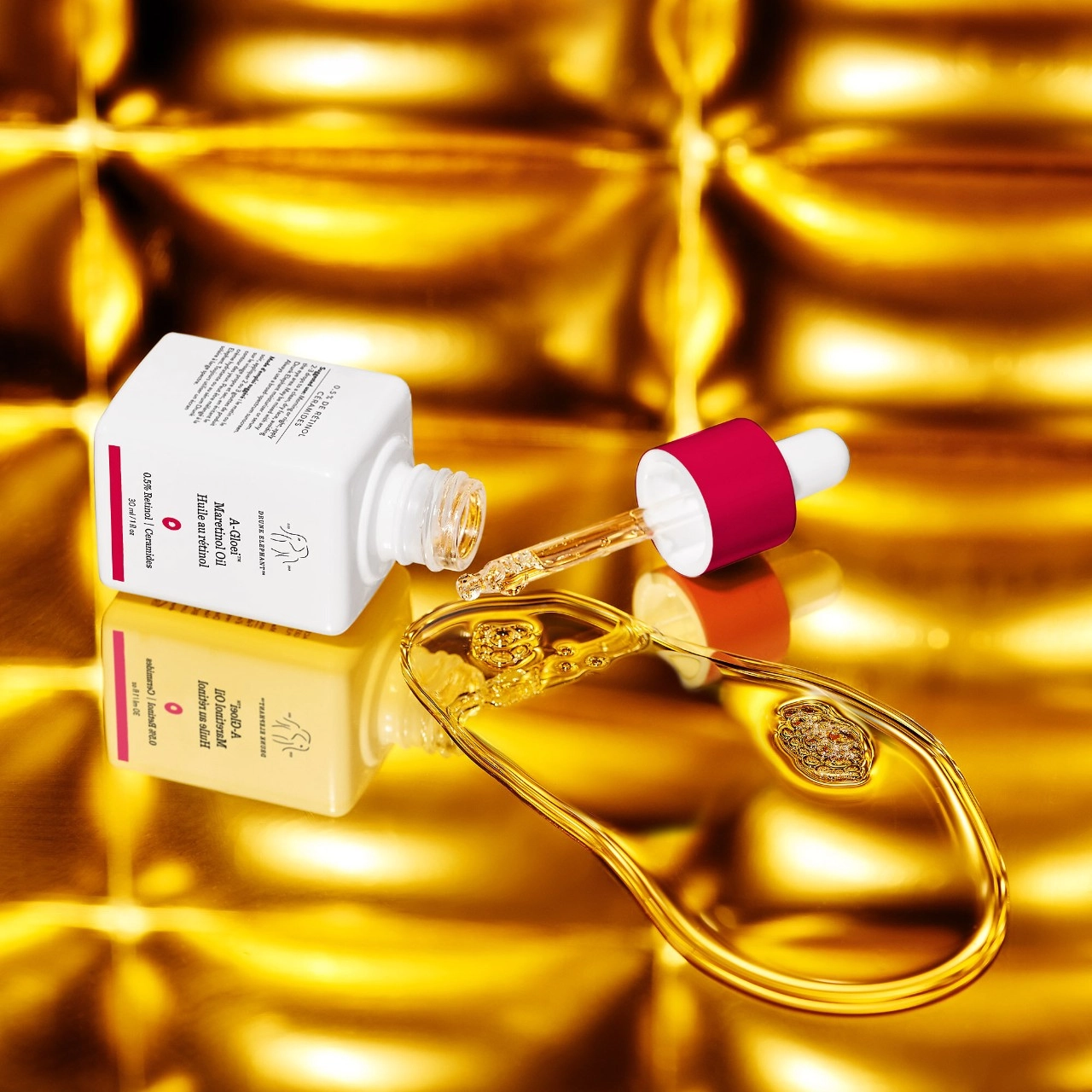 Drunk Elephant A-Gloei™ Retinol Oil 0.5 oz / 15 mL Vegan Beauty Collection - Image 4