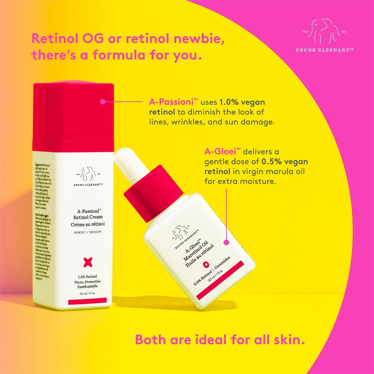 Drunk Elephant A-Gloei™ Retinol Oil 0.5 oz / 15 mL Vegan Beauty Collection - Image 7