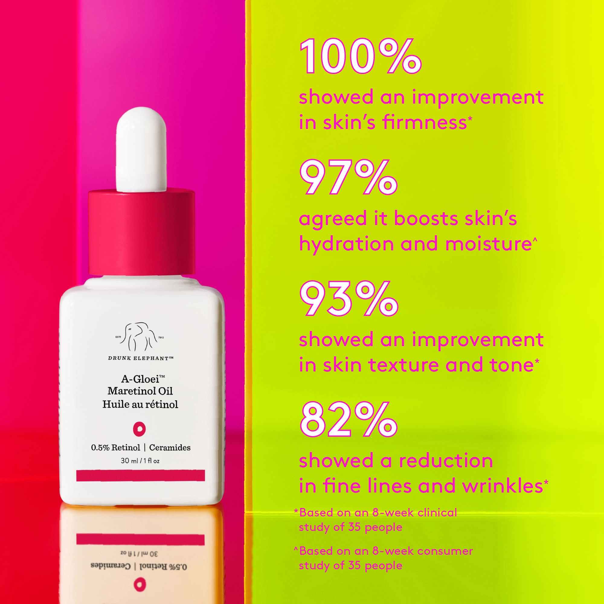 Drunk Elephant A-Gloei™ Retinol Oil 0.5 oz / 15 mL Vegan Beauty Collection - Image 3