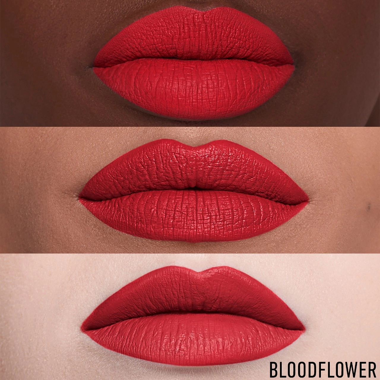 KVD Beauty Everlasting Hyperlight Vegan Transfer-Proof Liquid Lipstick Color: Bloodflower - Blue-Toned Red - Image 2