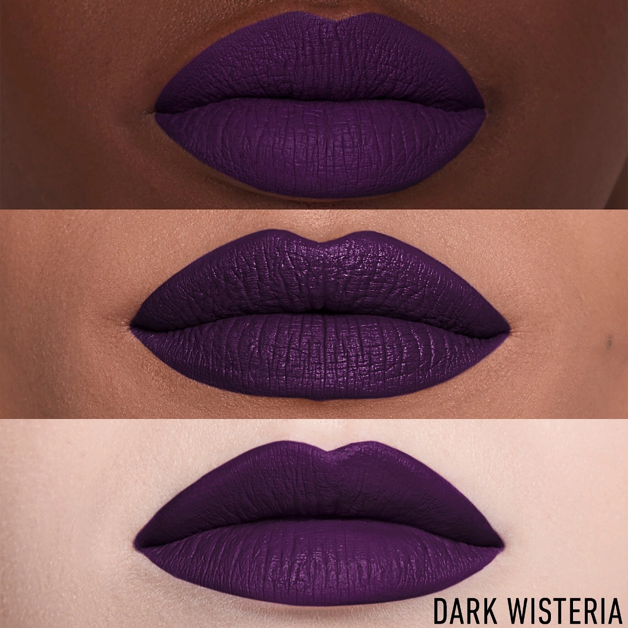 KVD Beauty Everlasting Hyperlight Vegan Transfer-Proof Liquid Lipstick Color: Dark Wisteria - Image 2