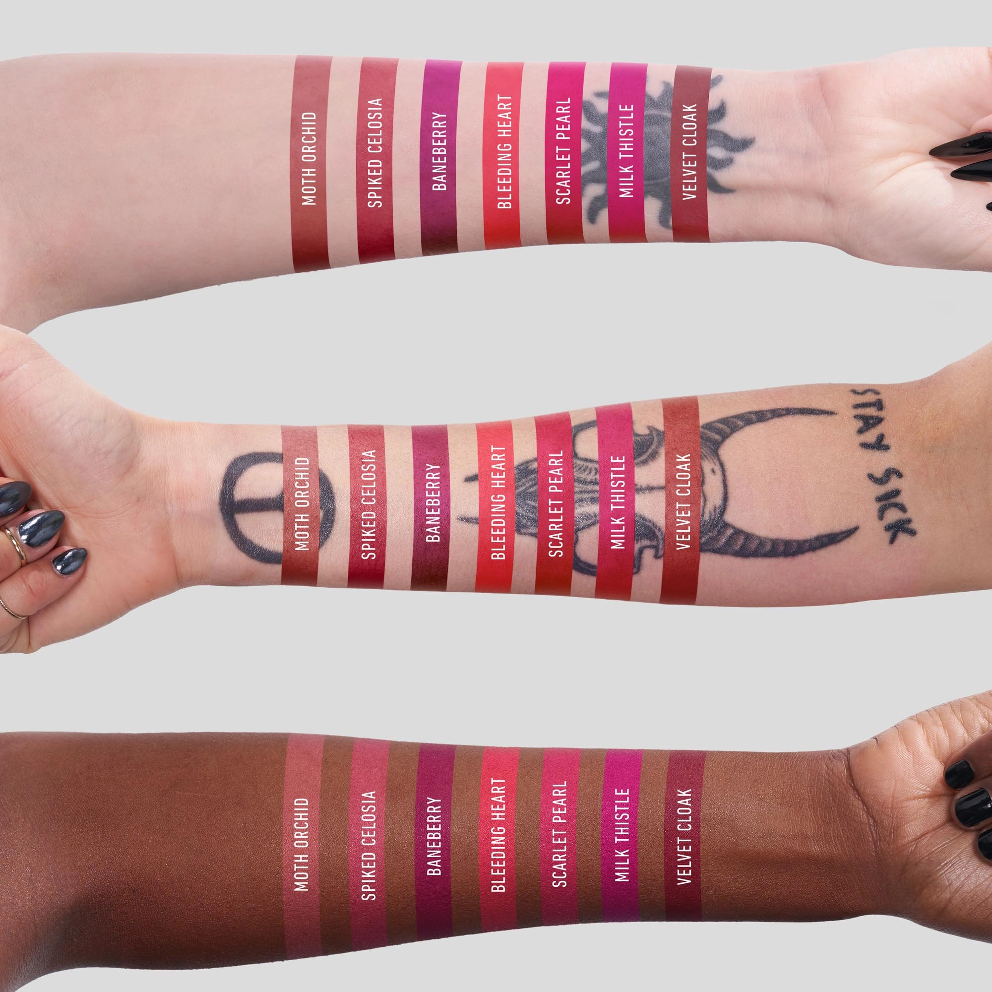 KVD Beauty Everlasting Hyperlight Vegan Transfer-Proof Liquid Lipstick Color: Milk Thistle - Image 3