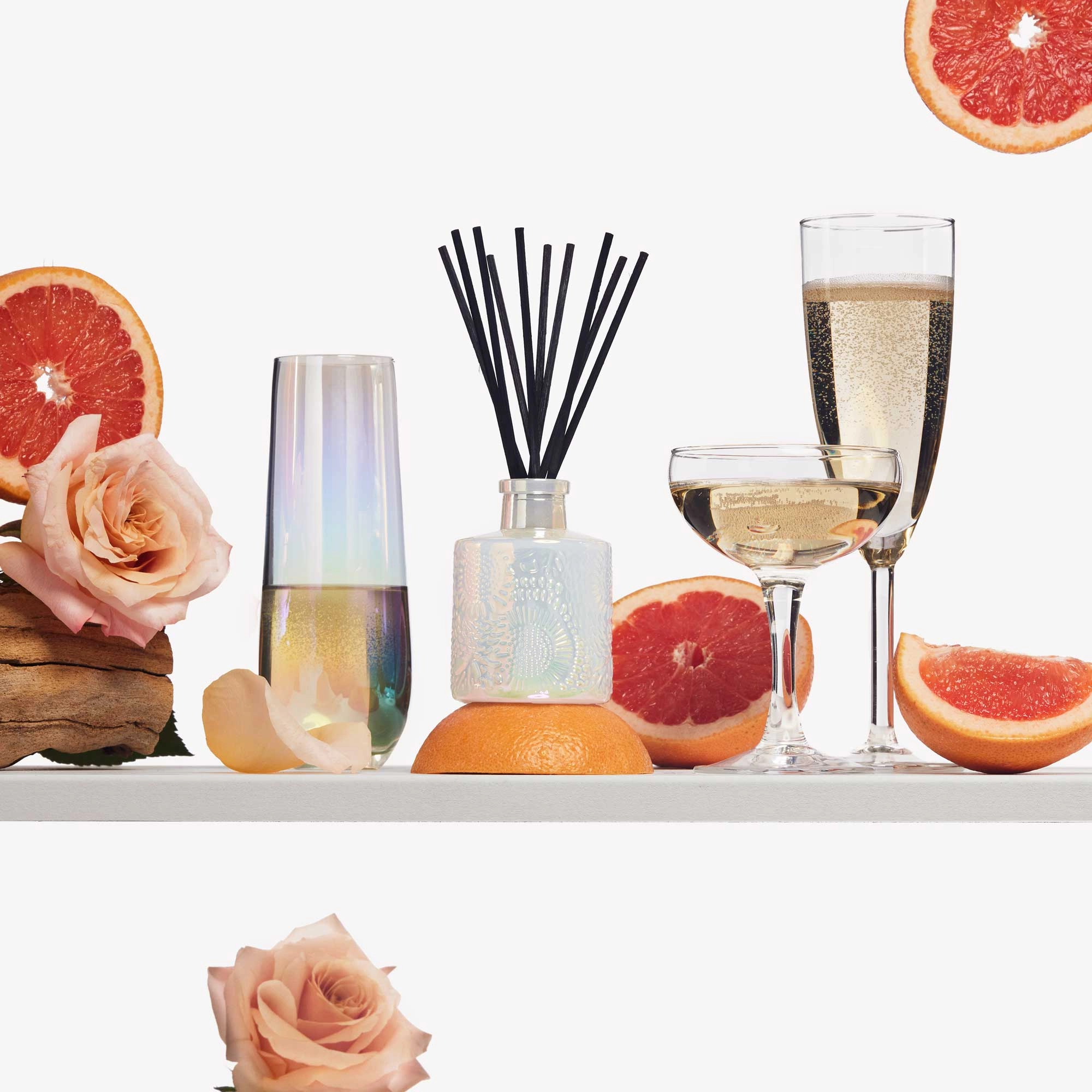 VOLUSPA Sparkling Cuvee Glass Home Diffuser 3.4 oz / 100 mL Vegan - Image 2