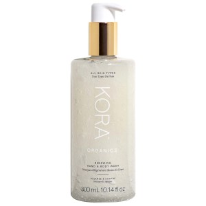 KORA Organics Renewing Hand & Body Wash 10 oz / 300 mL Vegan Hydrating Clean Fragrance Free