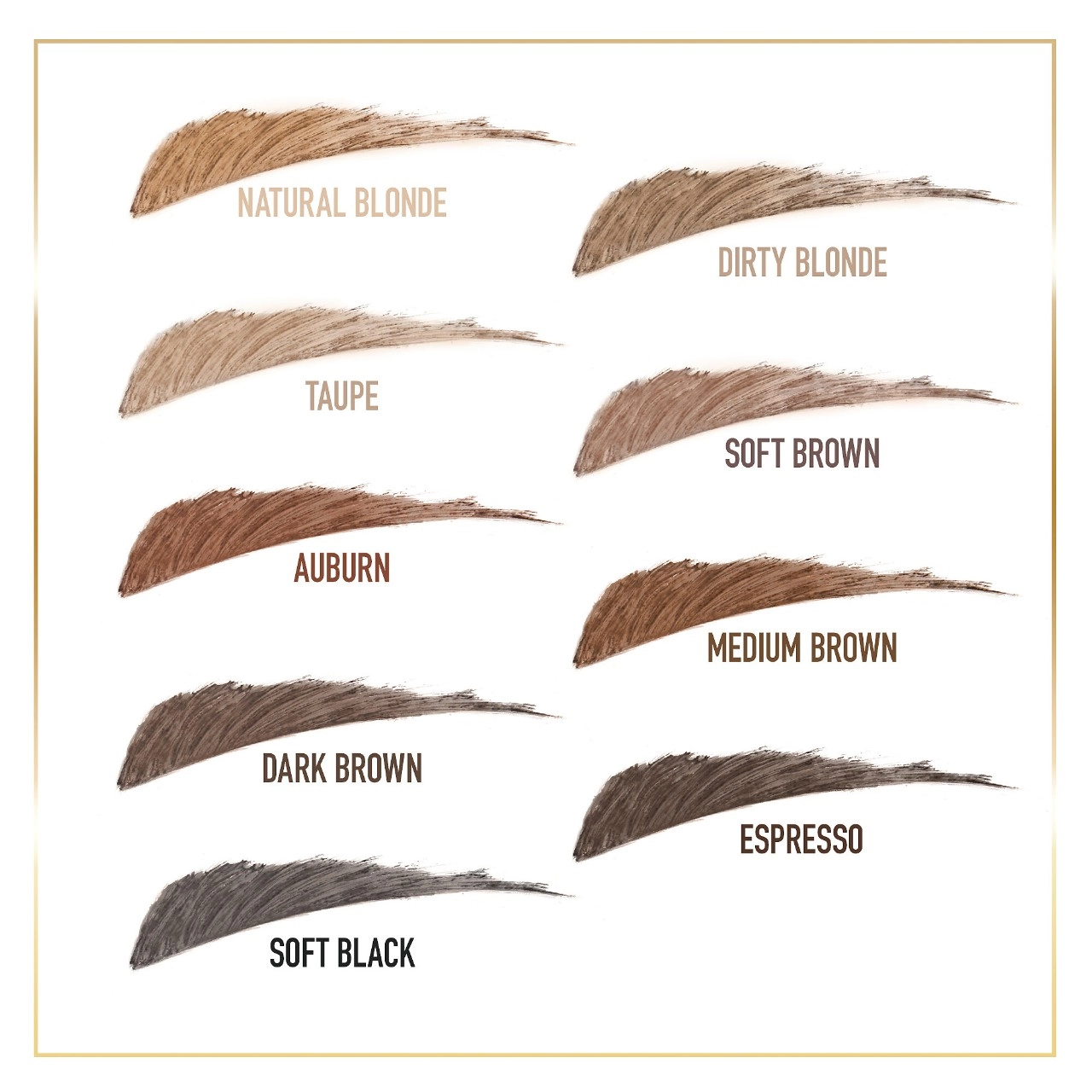 Too Faced Brow Wig Brush on Eyebrow Gel - Soft Black - Image 5