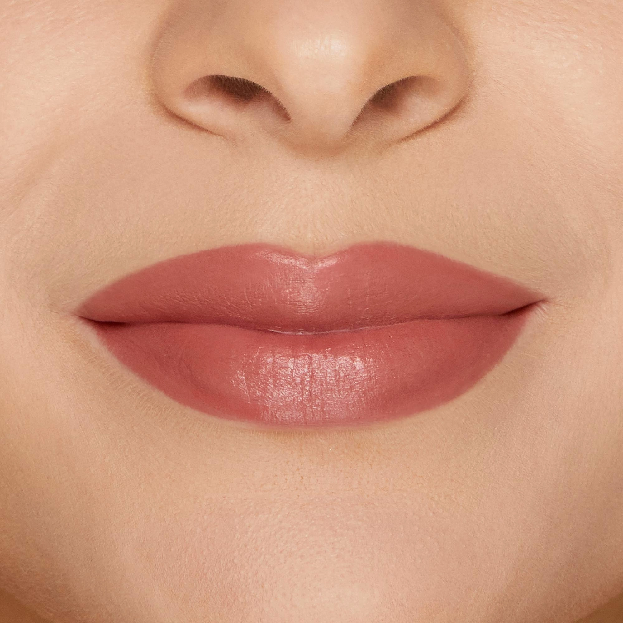 Too Faced Cocoa Bold Cream Lipstick Color: Ganache - Rosy Terracotta Nude - Image 5