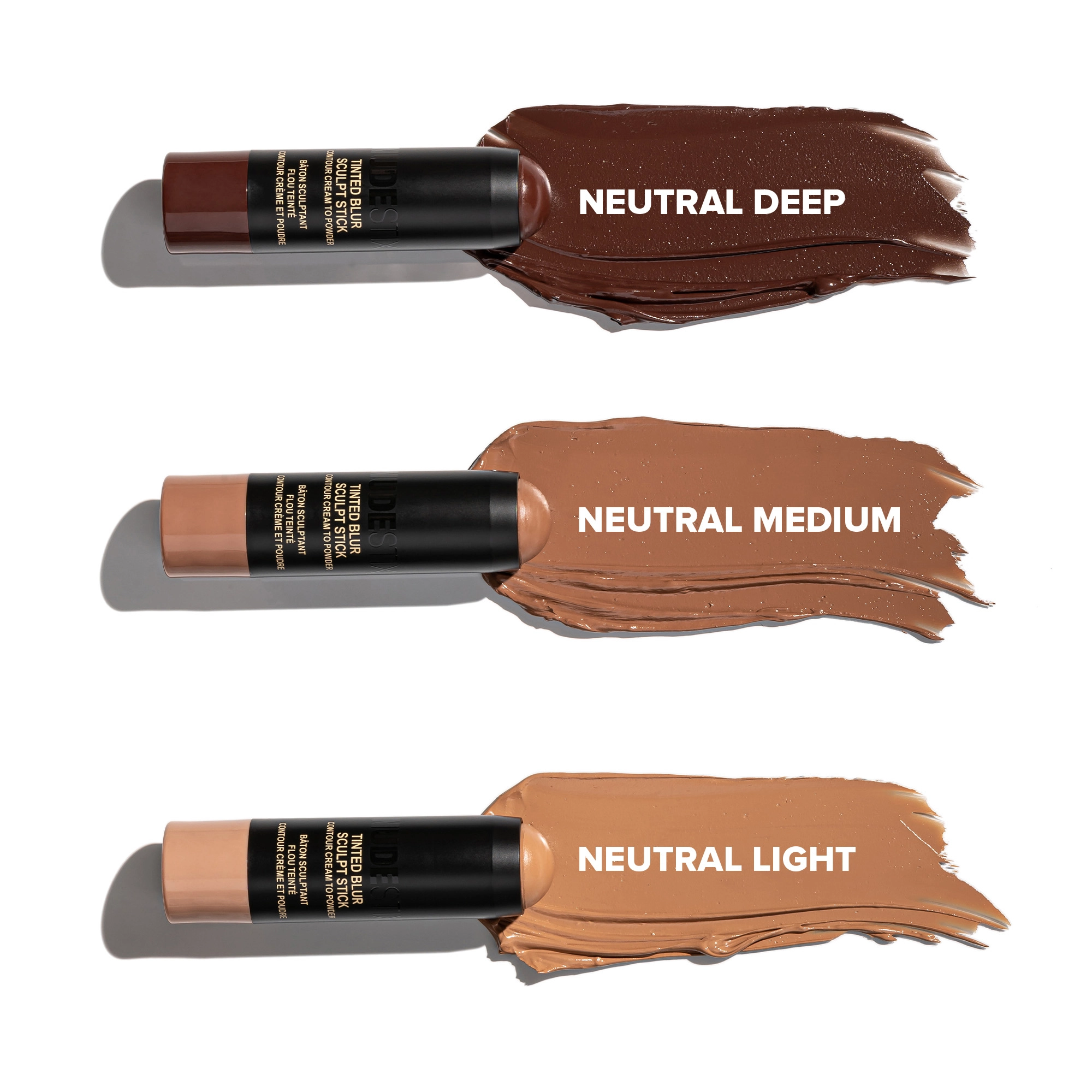 NUDESTIX Tinted Blur Contour Sculpting Stick - Neutral Deep - Image 8