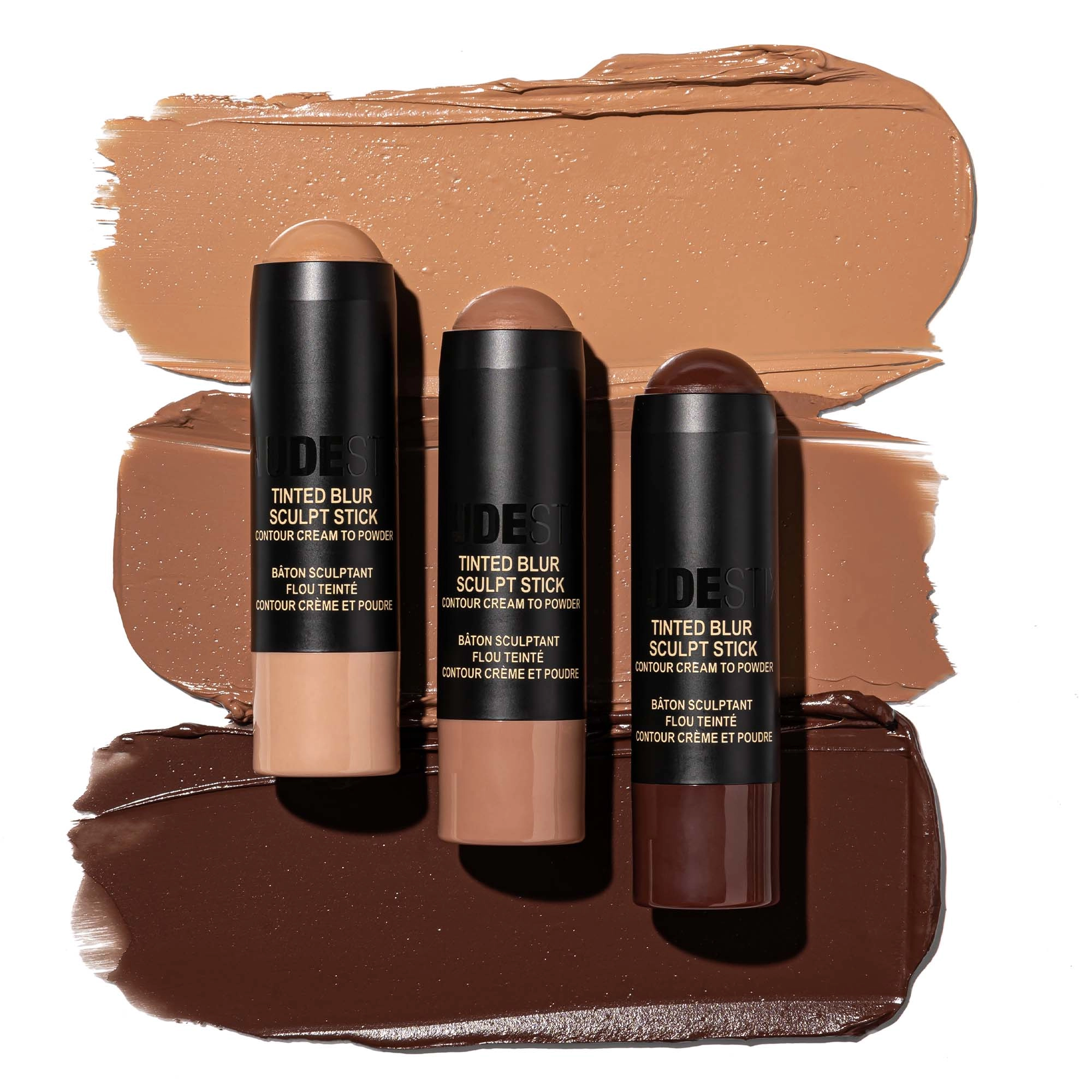 NUDESTIX Tinted Blur Contour Sculpting Stick - Neutral Deep - Image 9
