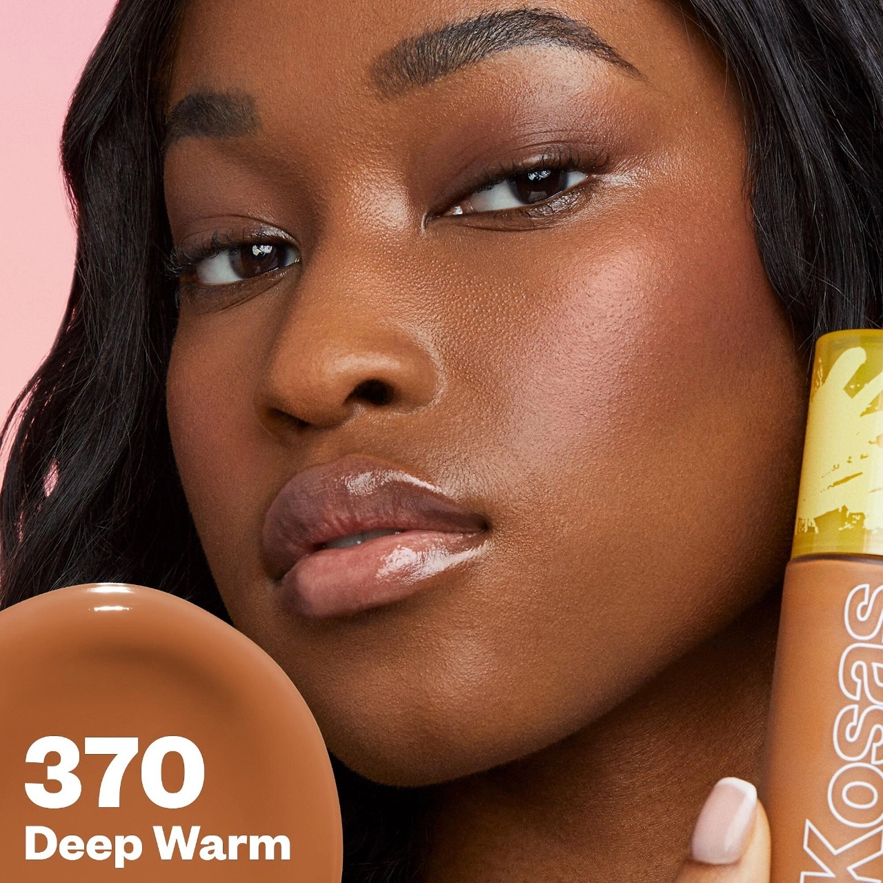 Kosas Revealer Skin-Improving Foundation SPF25 with Hyaluronic Acid and Niacinamide Color: Deep Warm 370 - Image 3