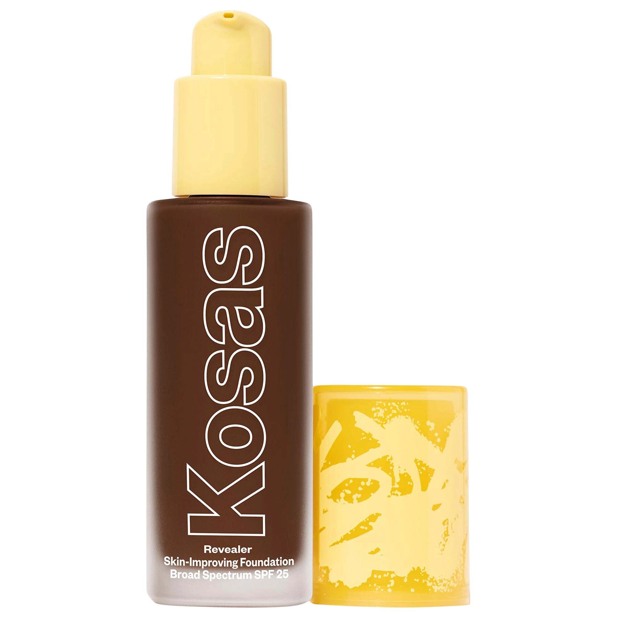 Kosas Revealer Skin-Improving Foundation SPF25 with Hyaluronic Acid and Niacinamide - Rich Deep Neutral 450