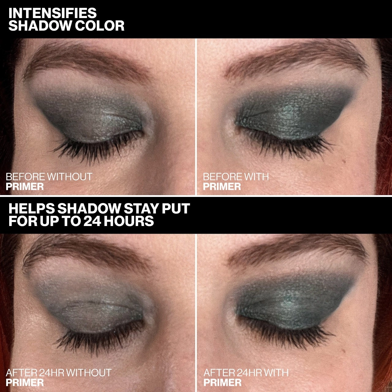 Smashbox Photo Finish Intensify 24 Hour Eyeshadow Primer - 0.34 oz / 10 ml Vegan Cream Formula - Image 2