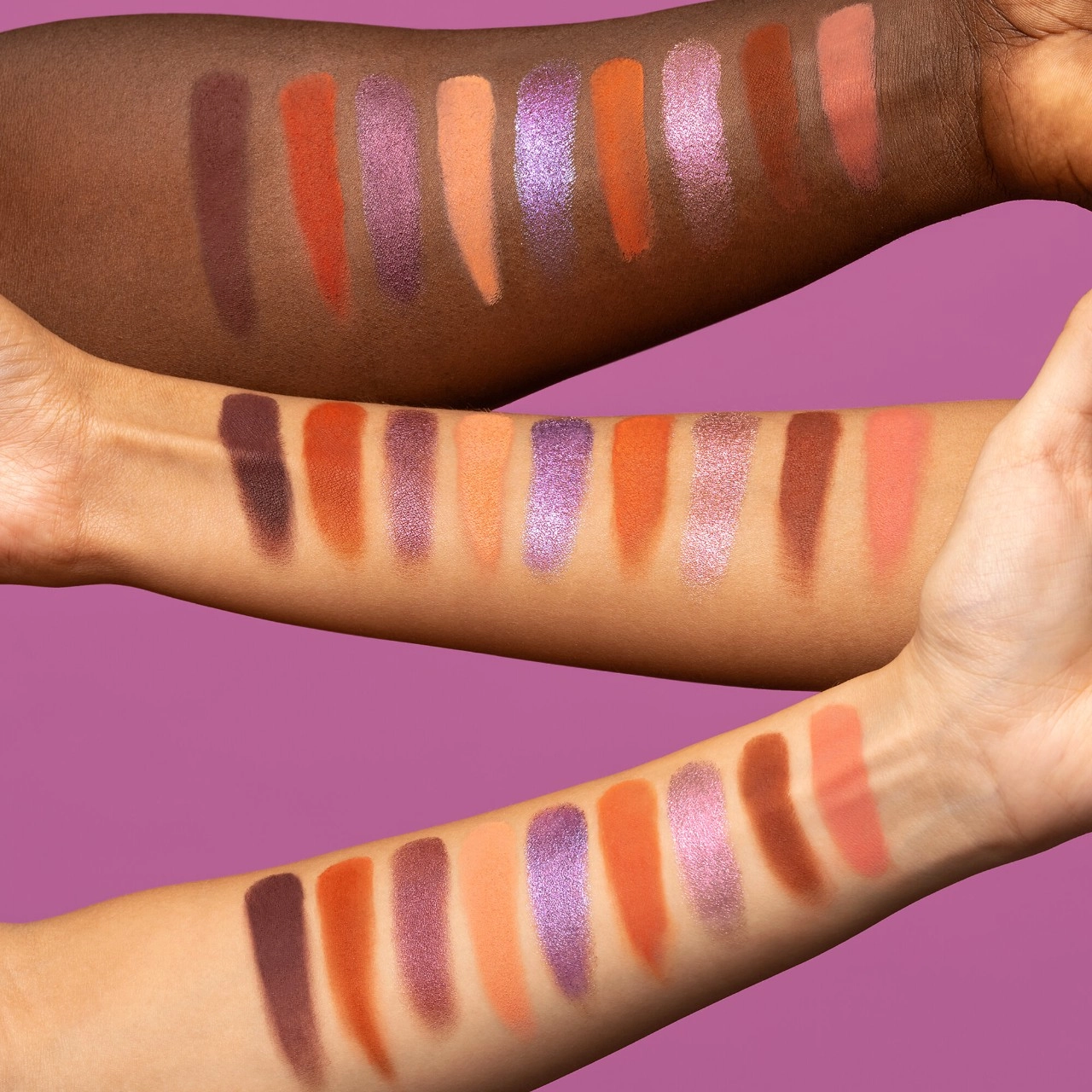 HUDA BEAUTY Lovefest Obsessions Eyeshadow Palette - Metallic, Shimmer, Matte - Cruelty-Free - Image 3