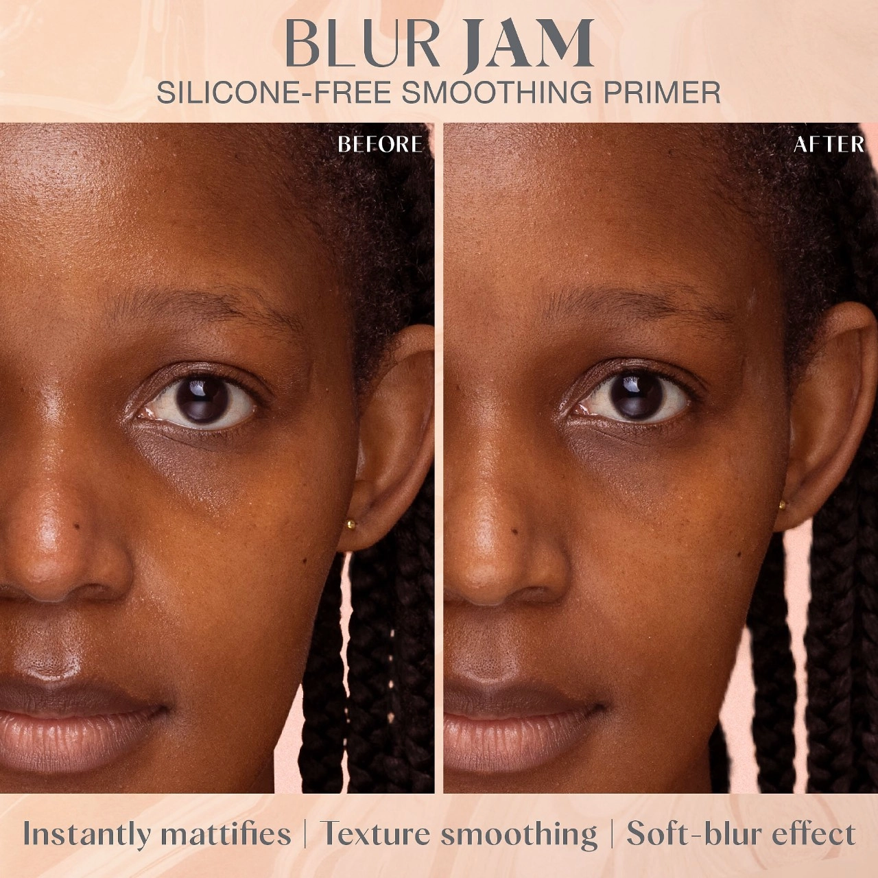 HUDA BEAUTY Glowish Blur Jam Silicone Free Smoothing Primer - Vegan, Pores, Hydrating - Image 5