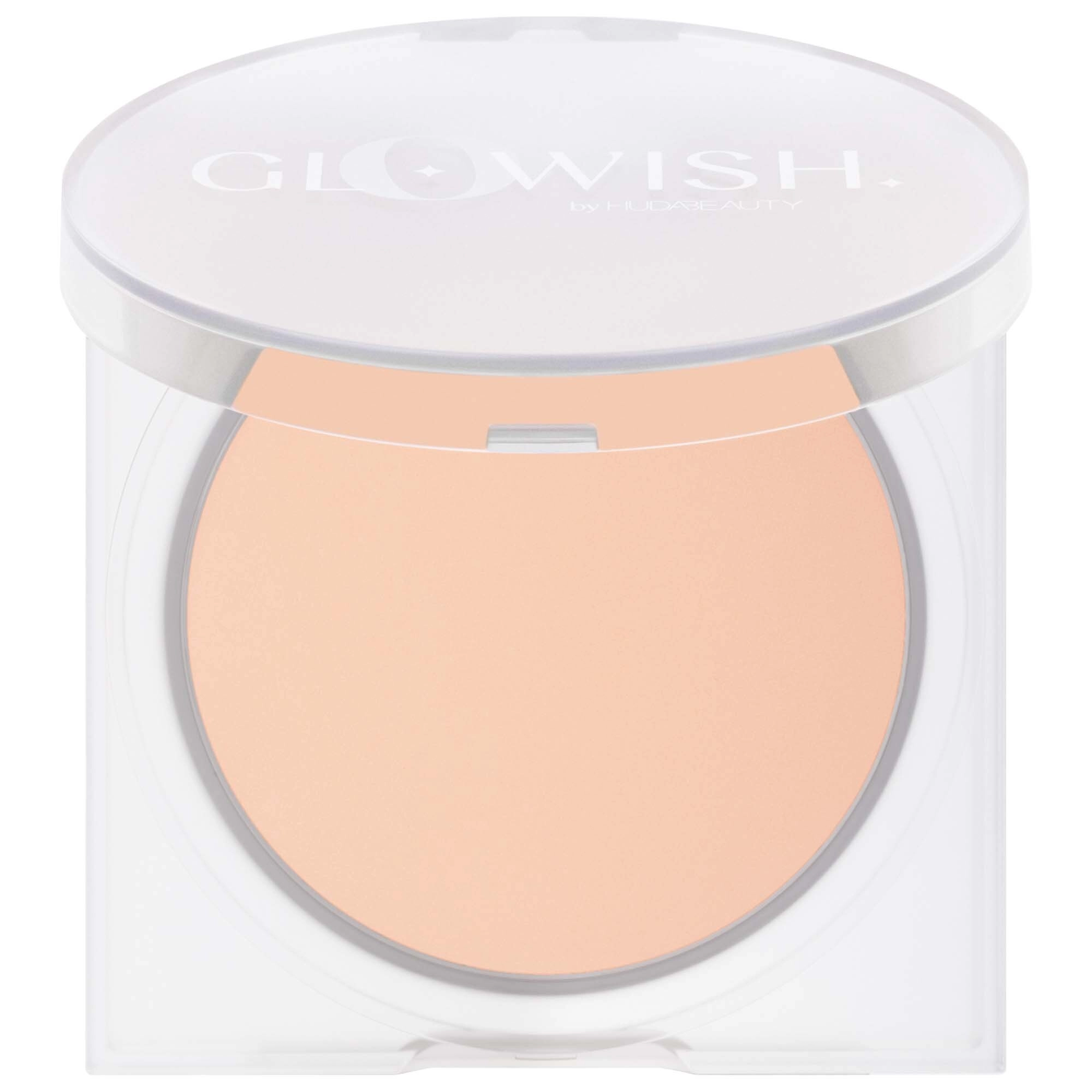HUDA BEAUTY GloWish Lightweight Blurring Pressed Powder - Color: 00 Porcelain