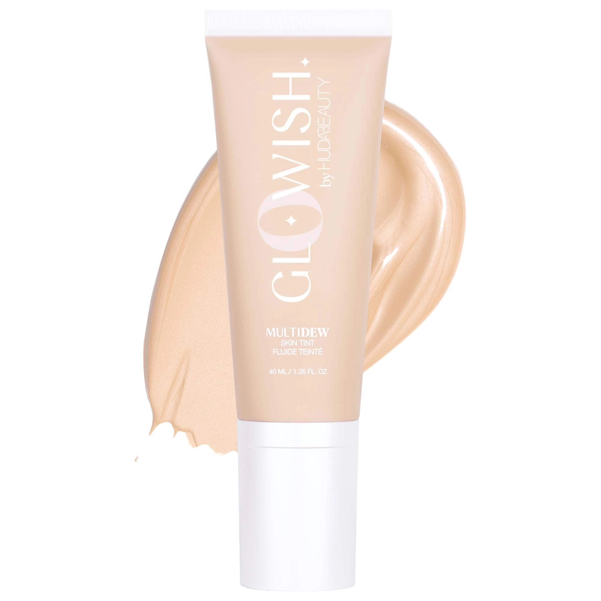 HUDA BEAUTY GloWish Multidew Vegan Skin Tint Foundation 1.5 Fair Cool