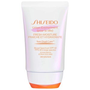 Shiseido Urban Environment Fresh-Moisture Sunscreen SPF 42 1.7 oz / 50 mL Hyaluronic Acid Oil-Free Reef Safe SPF