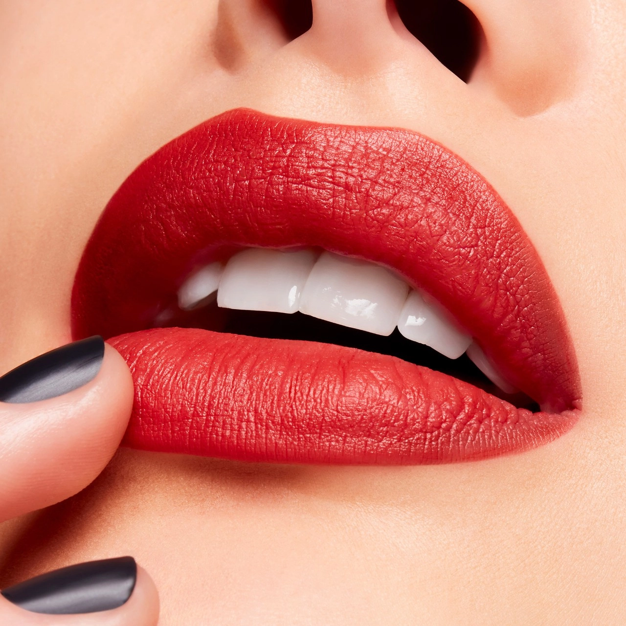 MAC Cosmetics Powder Kiss Velvet Blur Slim Stick Lipstick Color: Devoted to Chili - Warm Brick Red - Image 3