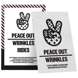 Peace Out Microneedling Anti-Wrinkle Retinol Patches - Vegan, Hyaluronic Acid