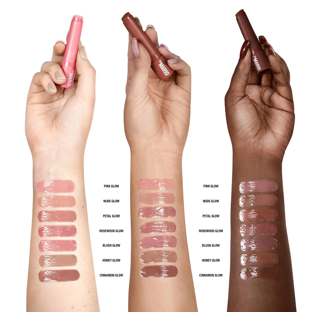 MAKEUP BY MARIO MoistureGlow™ Plumping Lip Serum - Petal Glow Pinky Mauve Color Vegan - Image 4