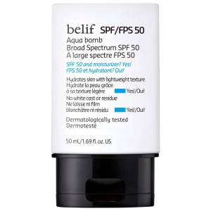 belif Aqua Bomb Broad Spectrum SPF 50 - 1.69 oz / 50 mL - Natural Finish