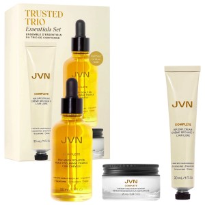 JVN Complete Scalp & Hair Oil, Air Dry Cream, and Recovery Serum Set