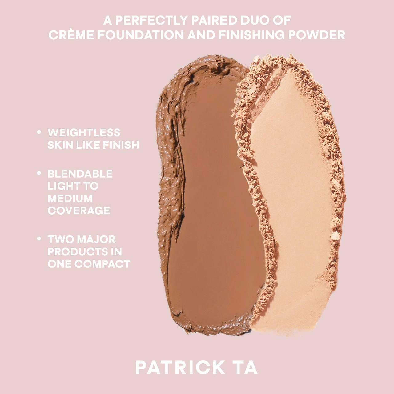PATRICK TA Major Skin Crème Foundation and Finishing Powder Duo - Medium 2 Warm Rose - Image 6