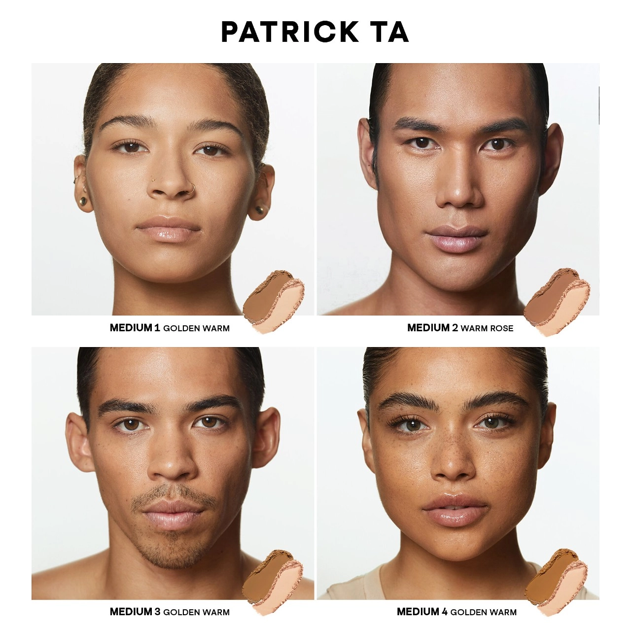 PATRICK TA Major Skin Crème Foundation and Finishing Powder Duo - Medium 4 Golden Warm - Image 3