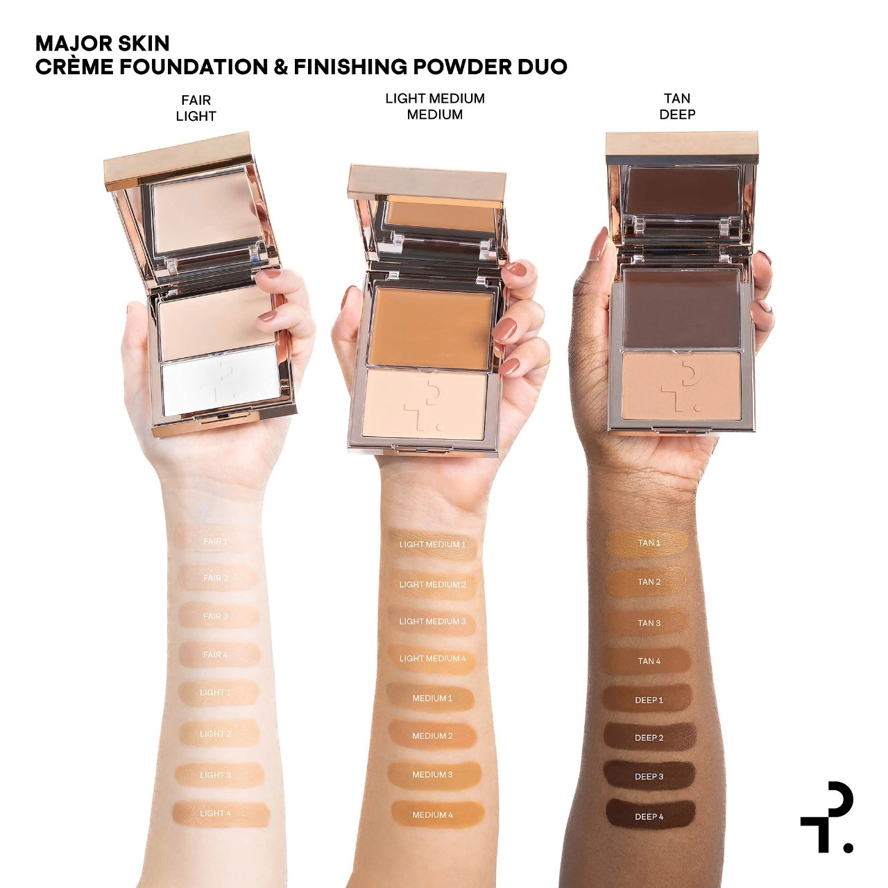 PATRICK TA Major Skin Crème Foundation and Finishing Powder Duo - Medium 4 Golden Warm - Image 4