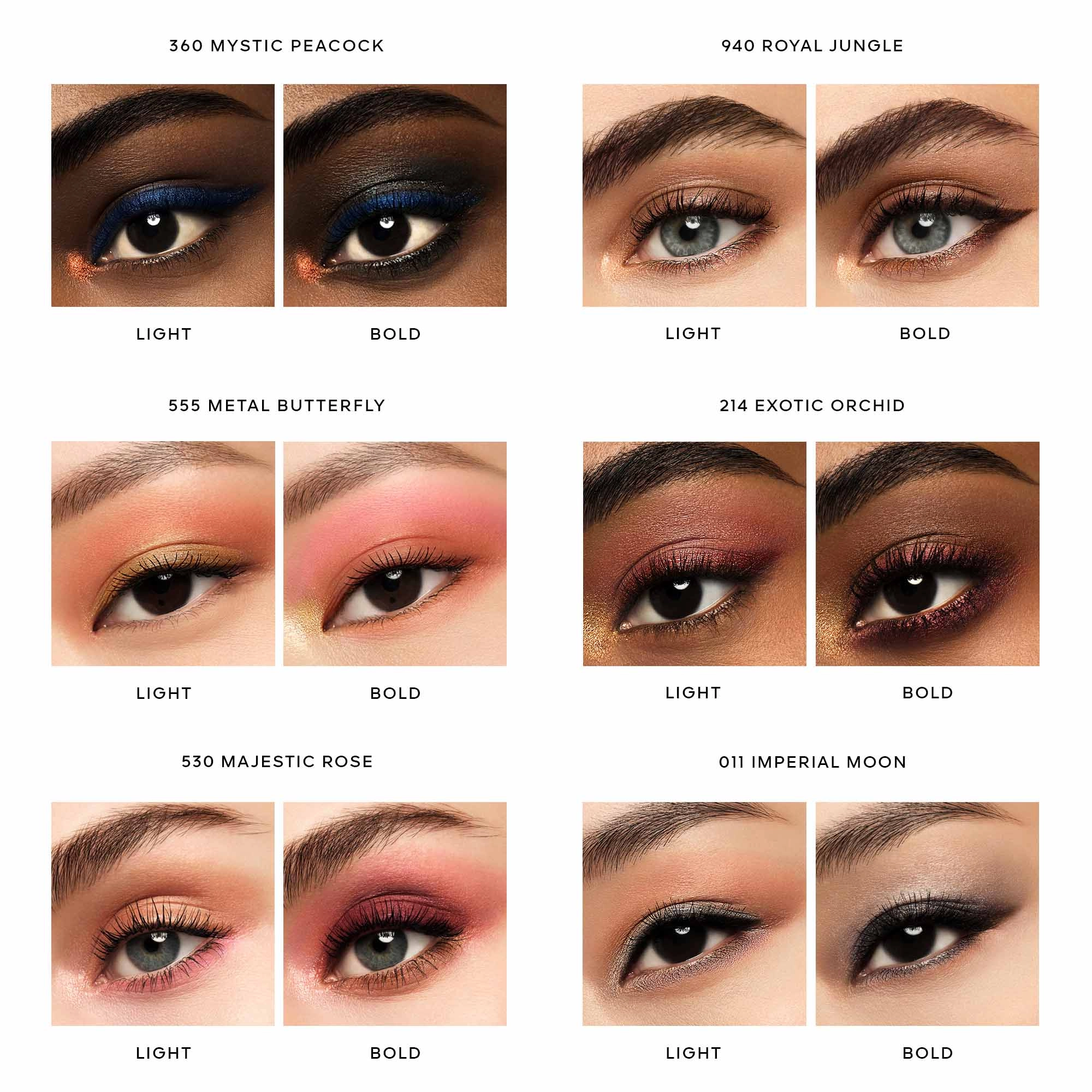 GUERLAIN Ombres G Quad Eyeshadow Palette 530 Majestic Rose - Shades of Pink, Plum, and Brown - Image 4