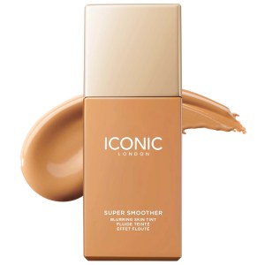 Iconic London Super Smoother Blurring Skin Tint - Golden Medium, Light Coverage, Vegan