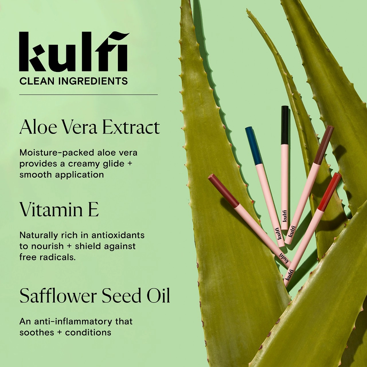 Kulfi Underlined Kajal Clean Waterproof Long-Wear Eyeliner - Tiger Queen Terracotta Color - Image 5